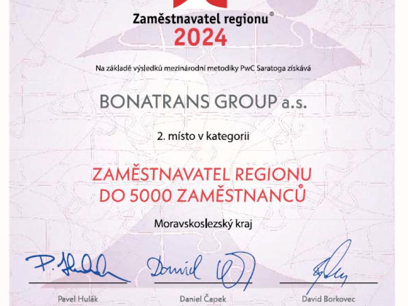 News - Zweiter Platz im Wettbewerb „Arbeitgeber der Region 2024“